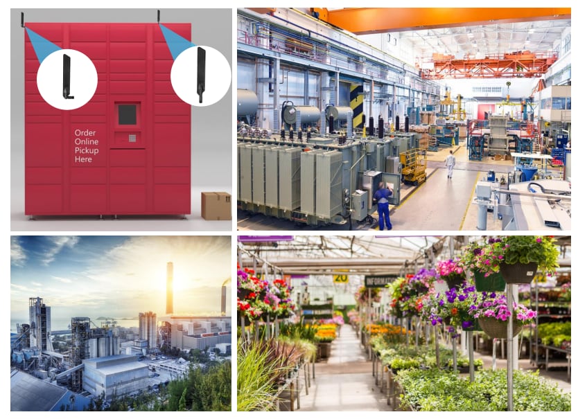 TE Connectivity DBA6171Cx 5G/4G Omni-Antennen für Innen- und Außenbereich